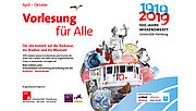 Flyer „Vorlesung für Alle“ zum Jubiläum 100 Jahre Universität Hamburg